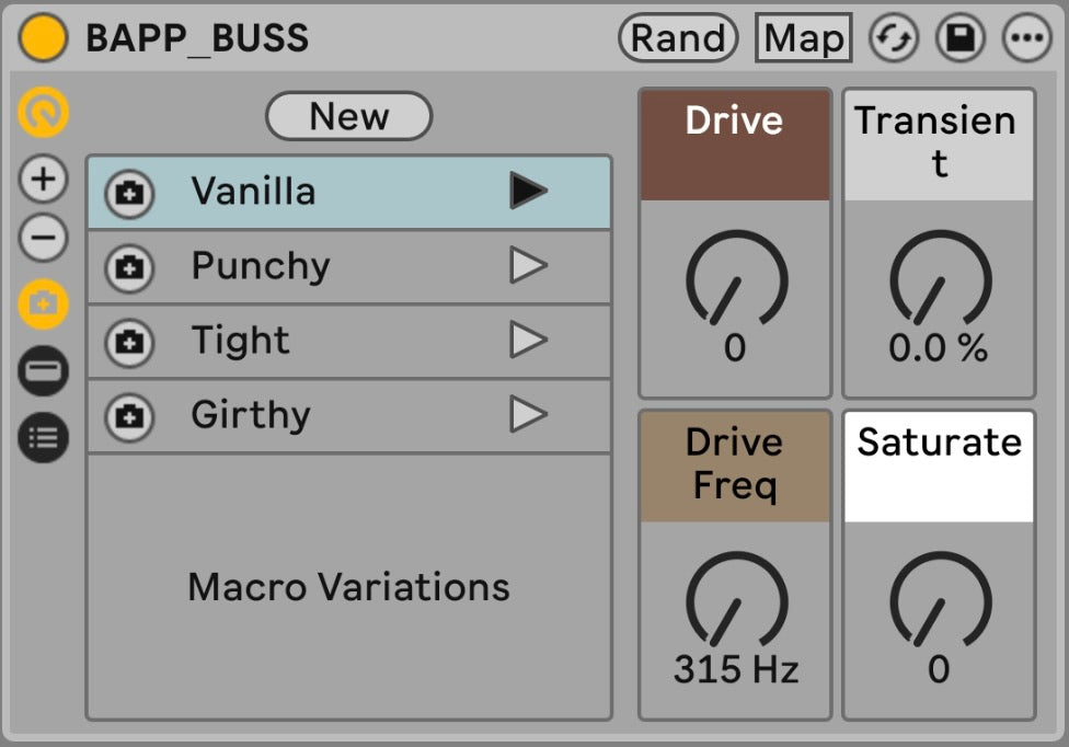 Bapp Utm BAPP | Advanced Snare Designer for Ableton Live β Termite Audio